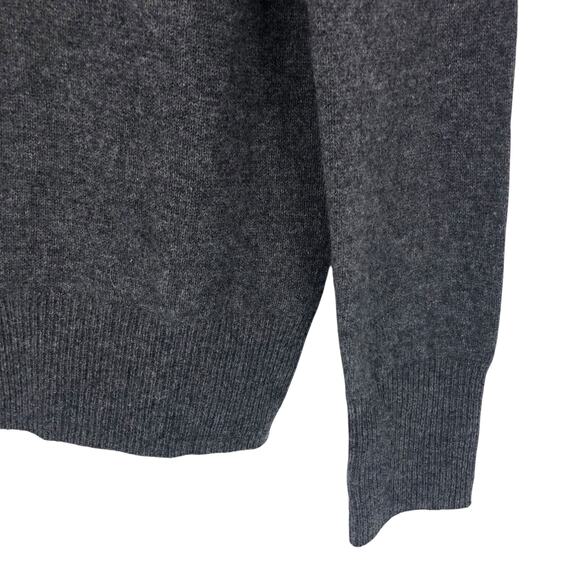 27 Miles Cashmere Sweater Sz S Malibu Devon Cold Shoulder Turtleneck Asymmetric - Picture 6 of 10